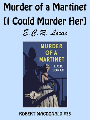 cover image of Murder of a Martinet